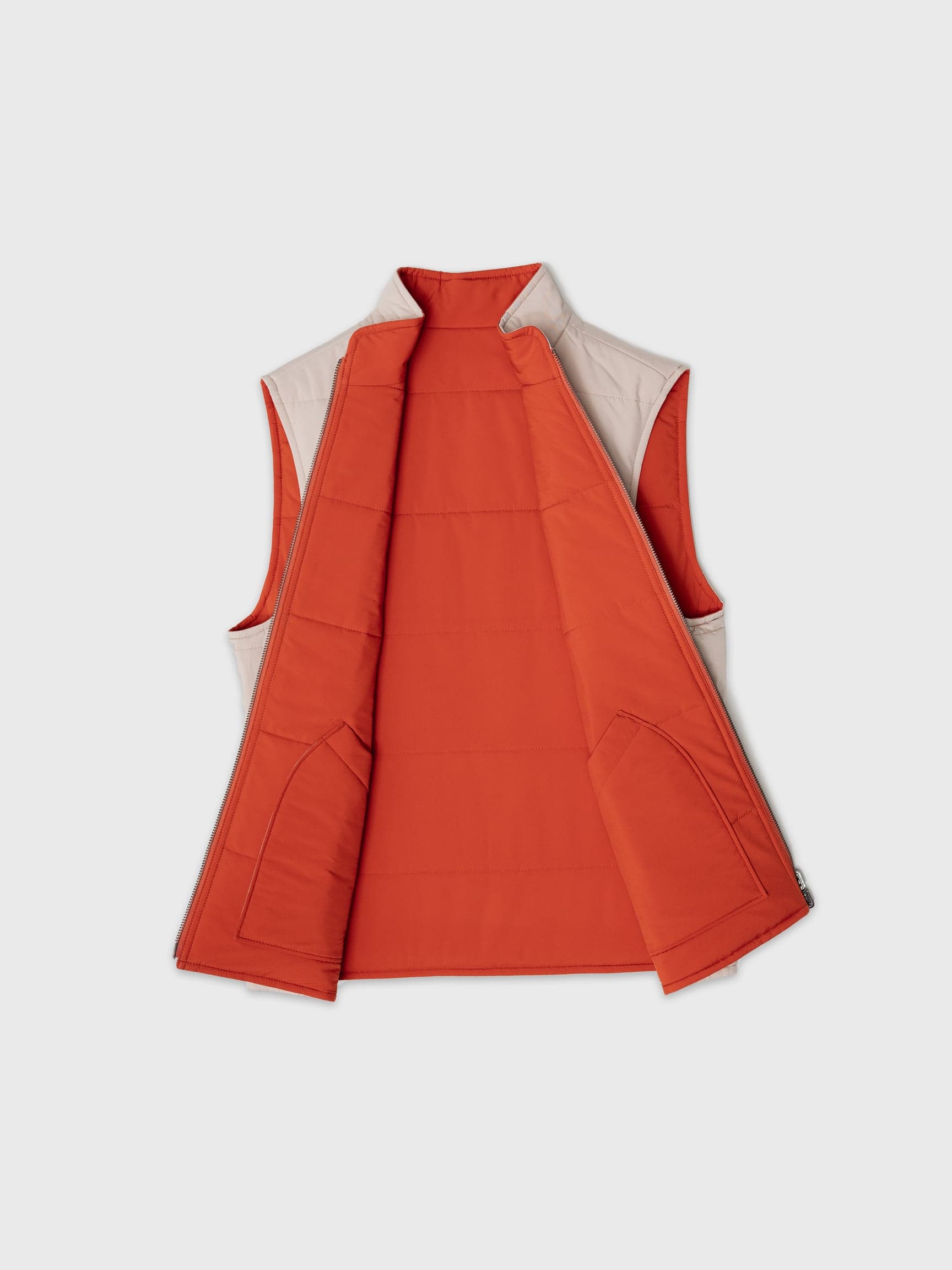 Panelled Reversible Gilet — oboustranné provedení